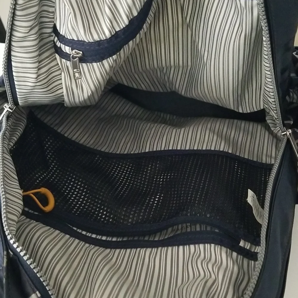 Lululemon Back to Class Backpack In Pacfic Check Inkwell Ghost